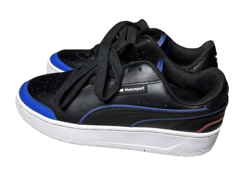 PUMA BMW M Motorsport CA Match Men’s Size 7 Black Casual Sneakers Low Top Shoes